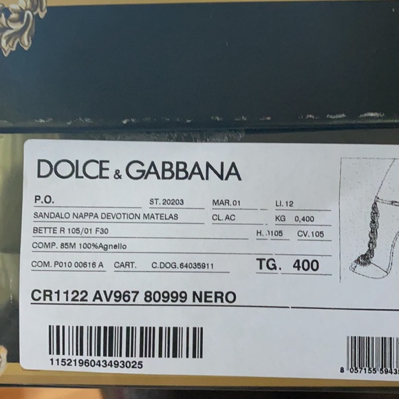 Dolce & Gabbana Devotion heels Sz40 - Picture 6 of 8